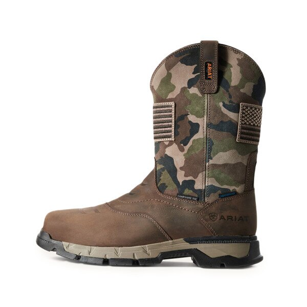 Ariat Waterproof Composite Toe Work Boot in Brown